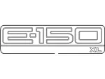 9C2Z1542528E - Body: Nameplate for Ford: E-150 Image