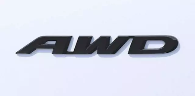 8F20T7S100A - : 2022 Honda HR-V - Exterior Emblem Awd Gloss Black for Honda: HR-V Image