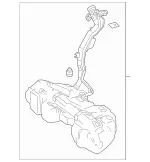 2134700202 - : Fuel Tank for Mercedes-Benz: E300, E43 AMG Image