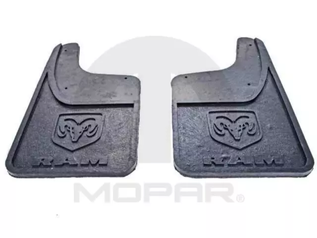 82216223AA - Exterior Accessories: Rear Heavy Duty Rubber Splash Guards for vehicles with Fender Flares for Mopar Image