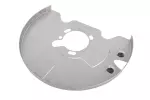 84763235 - : Front Driver Side Brake Shield for Cadillac: Escalade, Escalade ESV | Chevrolet: Silverado 1500, Suburban, Tahoe | GMC: Sierra 1500, Yukon, Yukon XL Image