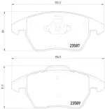 355014511 - : Disc Brake Pad Set for Hella Pagid Image