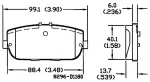 13050940 - : Disc Brake Pad Set for OmniParts Image