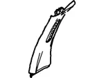 8L8Z7824346AC - Body: Upper Center Pillar Trim for Ford: Escape | Mercury: Mariner Image