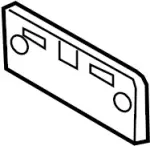 96210EH100 - Body: License Bracket for Infiniti Image