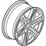 JL3Z1007C - : Wheel, Alloy for Ford: F-150 Image