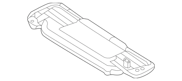 19081010009H93 - : Sun Visor for Mercedes-Benz Image