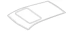 2516500109 - : Paneling, Roof for Mercedes-Benz Image