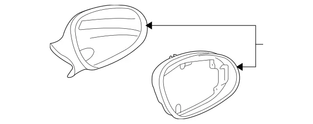 21981002649999 - Body: Housing Assembly for Mercedes-Benz Image