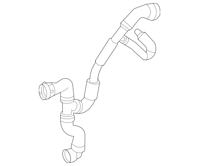 1675011100 - Radiator: Coolant Line for Mercedes-Benz: GLE450, GLE53 AMG, GLS450 Image image