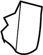 88655AR670 - Body: Seat Back Pad for Infiniti Image