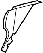 884067W000 - Body: Recline Cover for INFINITI: FX35, FX45 Image