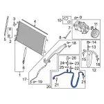 ML3Z19972A - HVAC: A/C Refrigerant Discharge Hose for Ford: F-150 Image