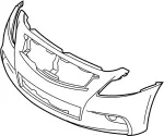FBM221NF0H - Body: Bumper Cover for Infiniti Image