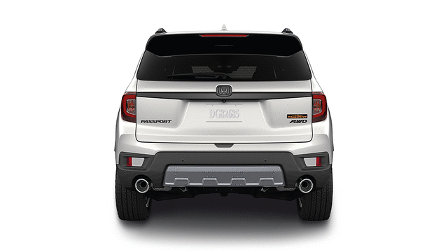 8F20TGS100B - : 2022-2025 Honda Passport - Emblem - H-Mark Rear √¢‚Ç¨‚Äú Gloss Black for Honda: Passport Image