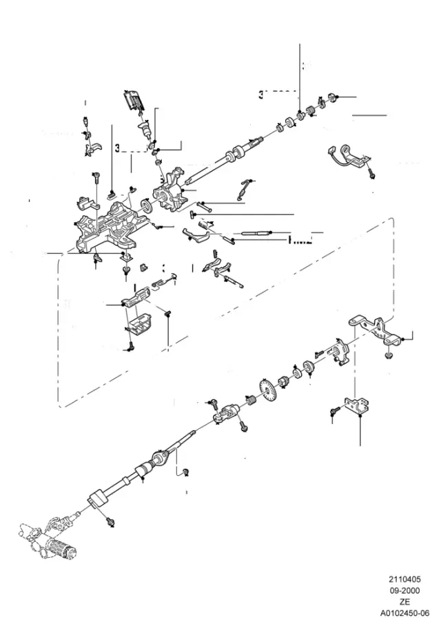 D8BZ3E696A - Steering: Steering Column Spring for Ford Image