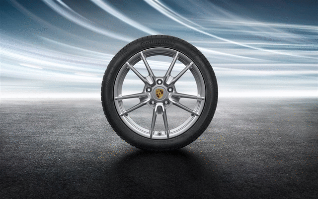 992044602A - Unclassified: 19-/20-Inch Carrera Winter Wheel-And-Tire Set for Porsche: 911 Image
