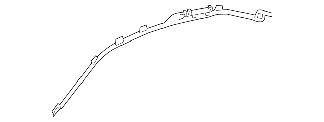 204860050564 - Trim and Lining: Window Airbag for Mercedes-Benz: C250, C300, C350 Image image