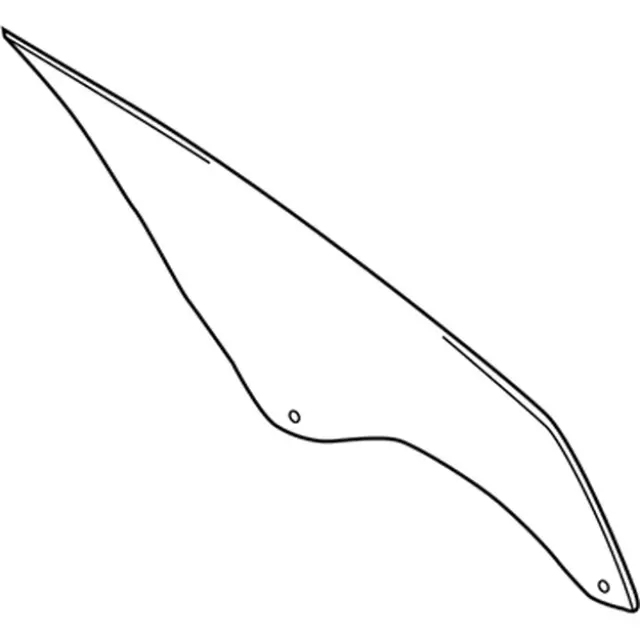 FS7Z5421410A - Body: Door Glass for Ford: Fusion, Police Responder Hybrid, SSV Plug-In Hybrid Image