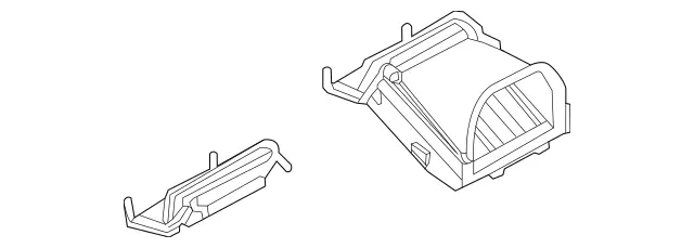 1678309404 - Heating and Ventilation: Air Intake Scoop for Mercedes-Benz: GLE350, GLE450, GLE450e, GLE53 AMG, GLE580, GLE63 AMG S, GLS450, GLS580, GLS63 AMG, Maybach GLS600 Image image