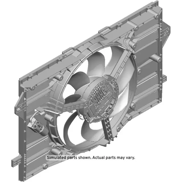 84190683 - : Engine Coolant Auxiliary Fan Shroud for Buick: Envision Image