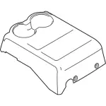 8C3Z25045A36DD - Body: Console for Ford: F-250 Super Duty, F-350 Super Duty, F-450 Super Duty Image