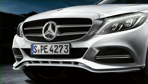 Illuminated Mercedes Star - Chrome - Mercedes-Benz (1668177500)