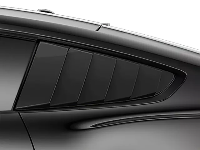 VJR3Z63280B10CG - : Louvers - Quarter Window - Shadow Black for Ford: Mustang Image