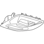 FJ5Z78519A70CC - Body: Overhead Console for Ford: Escape Image