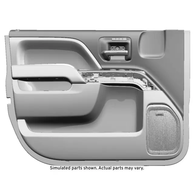 84354277 - Body: Door Trim Panel for Chevrolet: Silverado 1500, Silverado 2500 HD, Silverado 3500 HD | GMC: Sierra 1500, Sierra 2500 HD, Sierra 3500 HD Image
