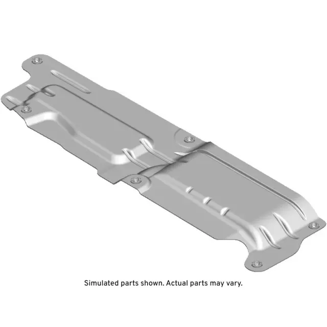 23498620 - : Exhaust Heat Shield for Cadillac: Escalade, Escalade ESV, Escalade EXT | Chevrolet: Avalanche, Silverado 1500, Silverado 1500 LD, Silverado 2500 HD, Silverado 3500 HD, Suburban, Suburban 1500, Suburban 2500, Suburban 3500 HD, Tahoe | GMC: Sierra 1500, Sierra 1500 Limited, Sierra 2500 HD, Sierra 3500 HD, Yukon, Yukon XL, Yukon XL 1500, Yukon XL 2500 Image