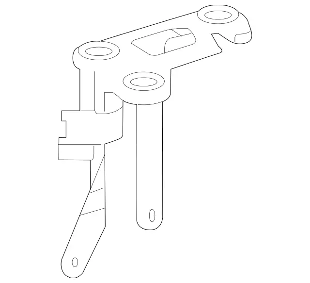 2514311040 - Electrical: Hydraulic Pump Lower Bracket for Mercedes-Benz Image