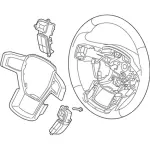 HL3Z3600KA - : Wheel Assembly - Steering for Ford Image