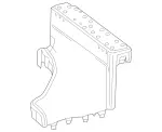 2125001416 - Radiator: Air Ducting for Mercedes-Benz Image