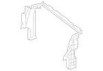 2075050000 - Radiator: Air Duct Segment for Mercedes-Benz Image
