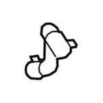 G1FZ8286B - Cooling System: Lower Hose for Ford: Focus Image