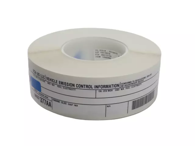 68637377AA - Labels: Vehicle Emission Control Information Label for Mopar Image