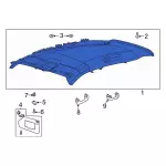 M1PZ7851916EA - Body: Headliner for Ford: Bronco Sport Image