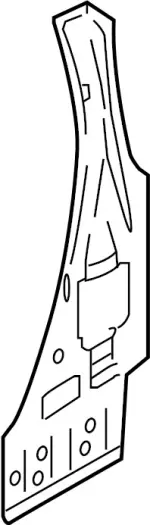 76531JL00A - Body: Inner Lock Pillar for Infiniti Image