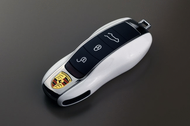 971044801S9R - Interior: Painted Vehicle Key Cap for Porsche: 911, Cayenne, Taycan Image