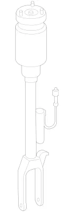 1643205913 - : Air Spring Strut for Mercedes-Benz Image