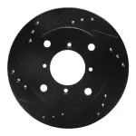 63350002L - : DFC Brake Rotor - Drilled and Slotted - Black for DYNAMIC FRICTION Image