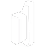 16683009547H52 - Body: Air Duct for Mercedes-Benz Image