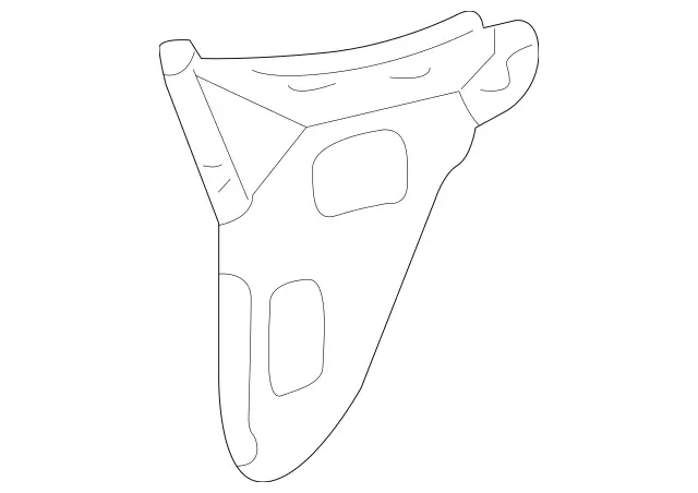 2086370123 - Body: Connector for Mercedes-Benz Image