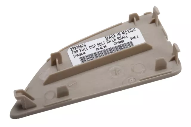 Shale Rear Driver Side Door Armrest Pull Cup Bolt Cap - GM (22928428)