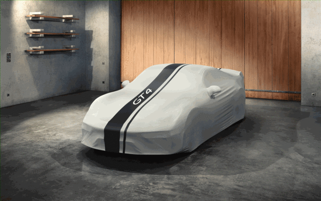 98204400021 - Exterior: Indoor Car Cover 718 Cayman GT4 Design for Porsche: 718 Cayman Image