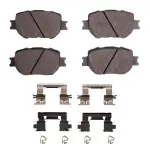 1551173301 - : DFC 5000 Advanced Pads - Ceramic and Hardware Kit for DYNAMIC FRICTION Image