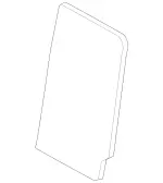 16692302007M79 - Body: Seat Back Panel for Mercedes-Benz Image