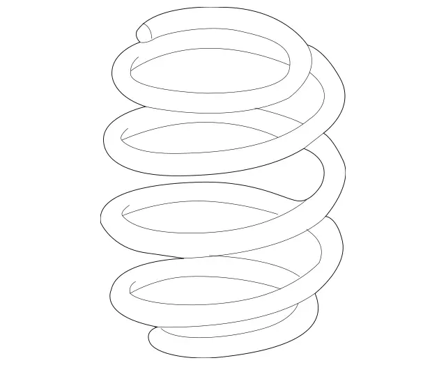 2183212804 - Springs, Suspension and Hydraulic Components: Helical Spring for Mercedes-Benz: CLS63 AMG, E63 AMG Image image