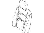 1C2Z1564811CA - : Pad Seat Back for Ford Image
